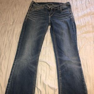 Silver Bootcut Jeans